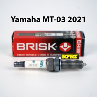 หัวเทียน BRISK PREMIUM ZS ไร้เขี้ยว Yamaha MT-03 2021 Spark Plug (SZ01RC) รองรับเฉพาะเบนซิน 95 Made in EU