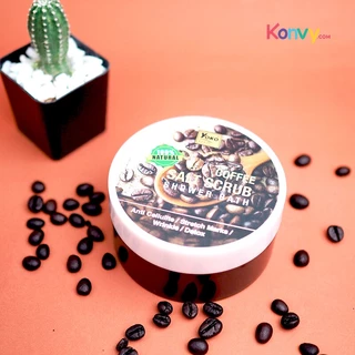 โยโกะ เกลือสปาขัดผิว สูตรกาแฟ Yoko Gold Coffee Salt Scrub Shower Bath 240 กรัม.