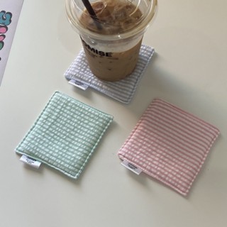 set Coasters (3 colors pink / green / blue)