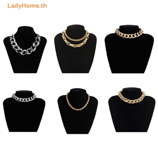 Ladyhome สร้อยคอโชคเกอร์ สไตล์พังก์ ฮิปฮอป สําหรับผู้หญิง TH