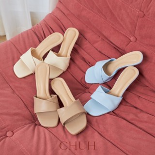 ใส่โค้ด CHUH999 ลด 65 VOGUEBYCHUH(LIMITED COLORS) ส้นสูง3นิ้ว ไซส์ 35-42