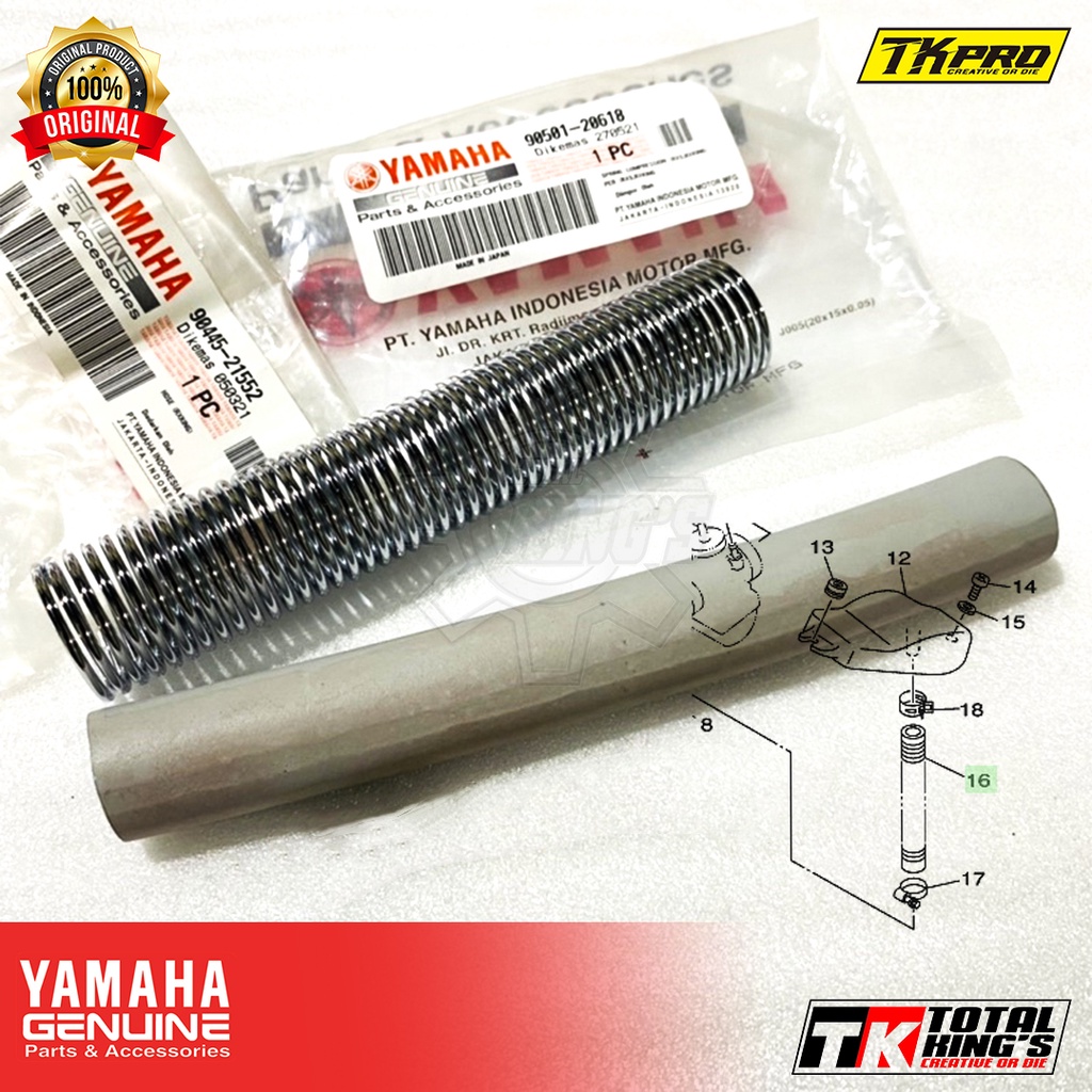 YEIS RX KING RXKING RX K SPRING และท่อเดิม