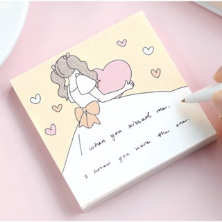 💐Dream girl memo pad กระโน๊ตลายน่ารัก