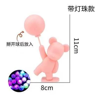 วันวาเลนไทน์อะคริลิสีแดงรักเค้กวันเกิดตกแต่งพรรค