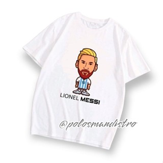 เสื้อยืด พิมพ์ลาย LEONEL MESSI ARGENTINA TEAM Ball MESSI แฟชั่นสําหรับผู้ชาย