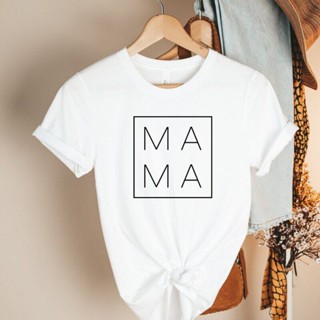 Mama Life Graphic T-shirts Woman Harajuku Shirt Woman Tshirt Printed T Shirts Plus Size Aesthetic Clothes Vintage Tshirt