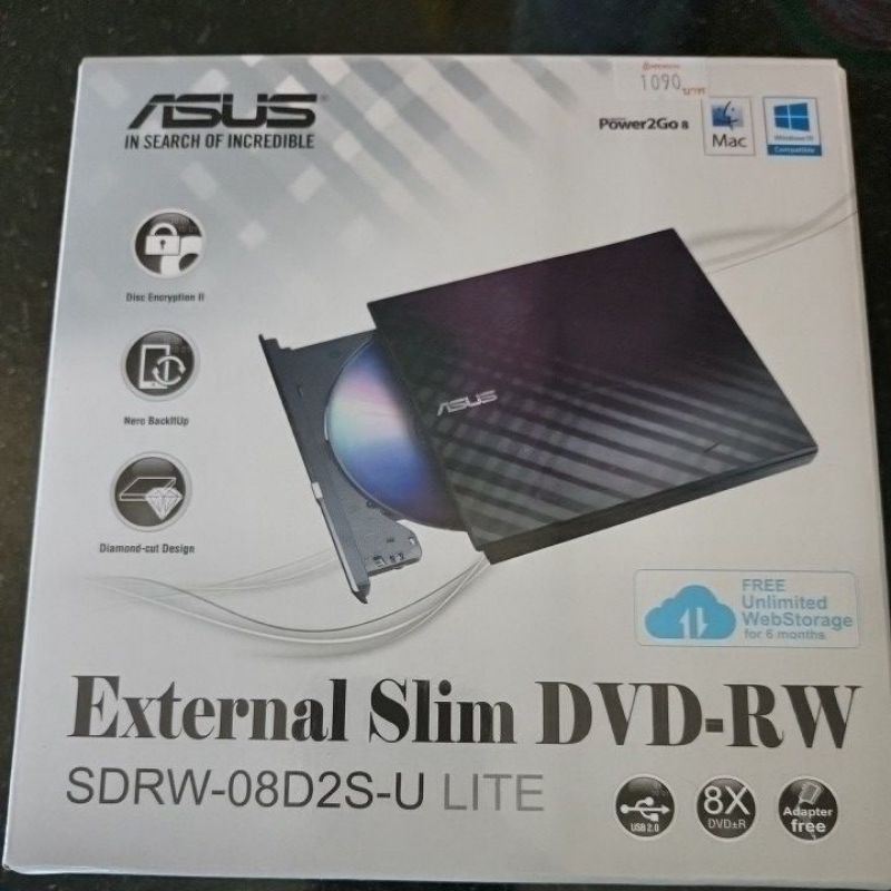 Asus DVD-R/RW เครื่องอ่าน DVD และ DVD writer