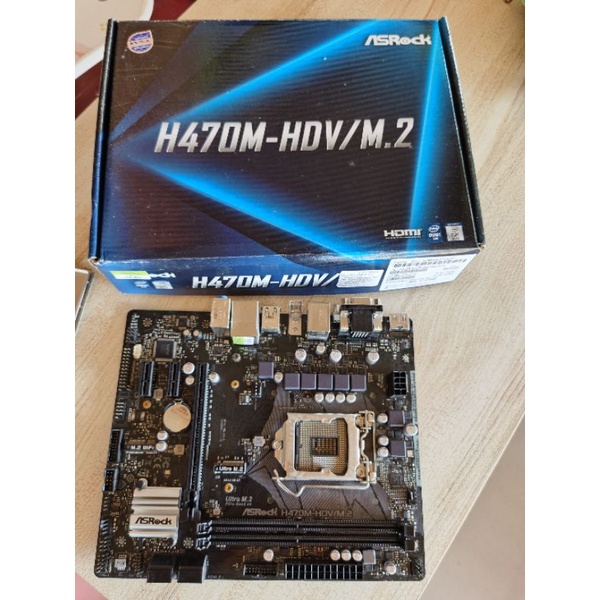 เมนบอร์ด Asrock H470M-HDV/M.2 (1200)