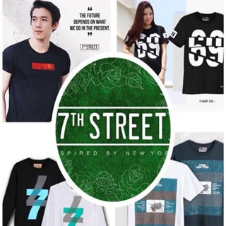 🥼เสื้อยืดแขนยาว 7th Street 💯 หลากหลายสี 🌈 หลากหลายแบบ