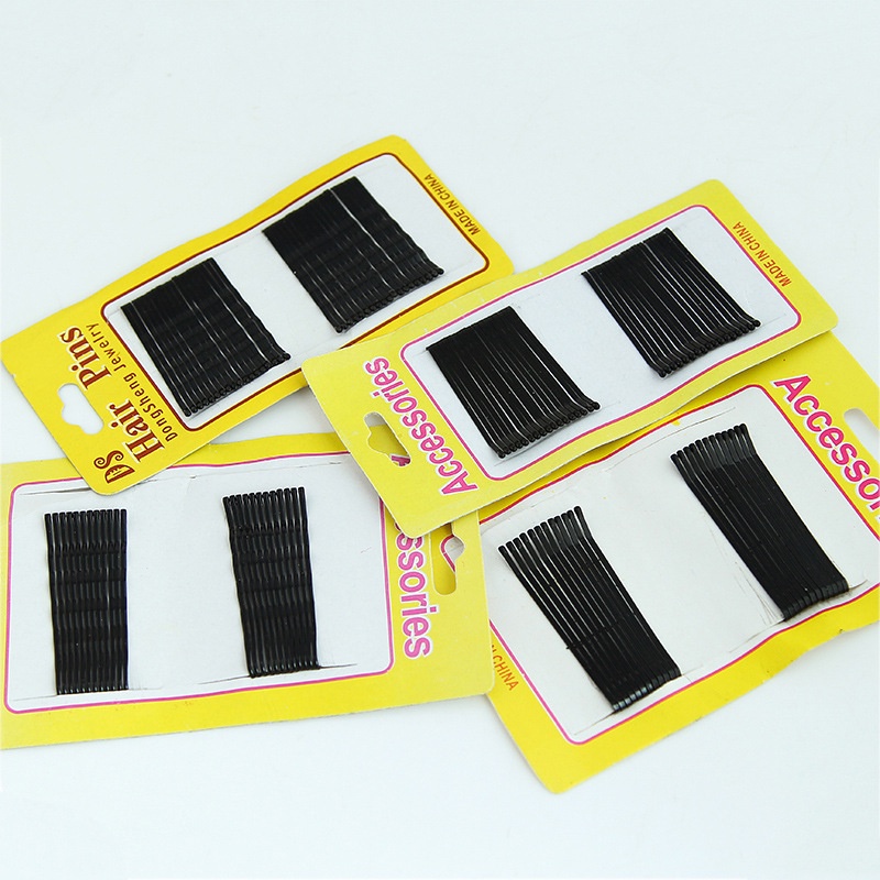 กิ๊บติดผม สีดํา แบบเรียบง่าย สไตล์เกาหลี และญี่ปุ่น สําหรับผู้หญิง และผู้ใหญ่ - รูปที่ 5