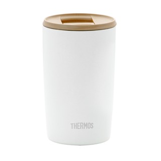 FREEHOME ถ้วยน้ำสุญญากาศพร้อมฝา THERMOS JDP-400 0.4 ลิตร สีขาว แก้วเก็บความเย็น แก้วเก็บความร้อน