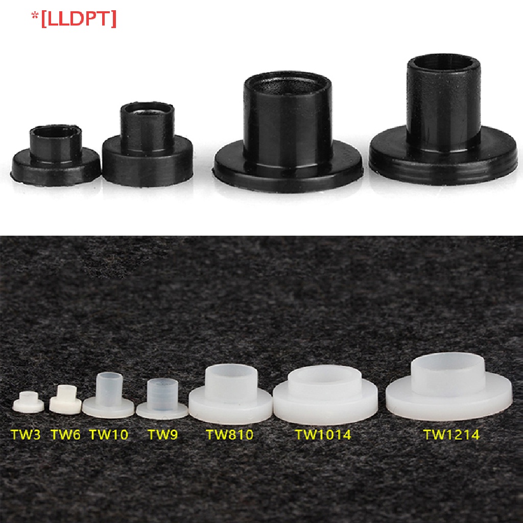 [LLDPT] 5/10/20/50/100Pcs M3 M4 M5 M6 M8 M10 M12 M14 M16 Screw Nylon Transistor Gasket The Step T-Type Plastic Washer Insulation Spacer Screw Thread Protector T-shaped Step Gasket