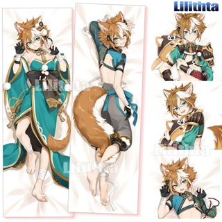 ปลอกหมอน ลายการ์ตูนอนิเมะ Dakimakura Genshin Impact Gorou Game แฮนด์เมด