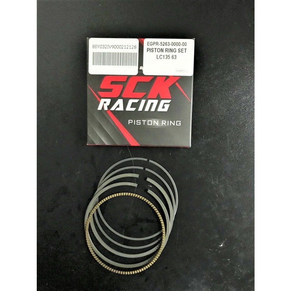 SCK RACING LC135 LC 135 Y15ZR Y15Z Y15 RS150 RS PISTON แหวนชุด 57 มม.57.3 มม.62 มม.63 มม.65 มม.66 มม