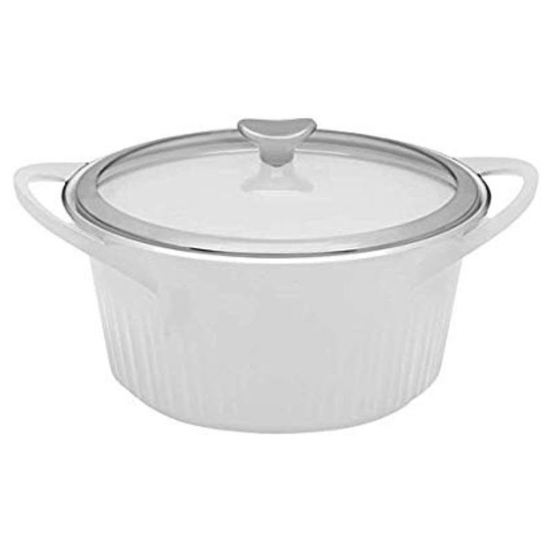 Corningware Cosserole สีขาวฝรั่งเศส