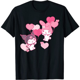 My Melody and Kuromi Valentines Day Hearts Tee T-Shirt