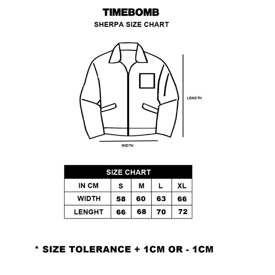 หุ้นจํากัด TIMEBOMB | เสื้อแจ็คเก็ต SHERPA | เสื้อแจ็คเก็ต SHERPA | ฟุต