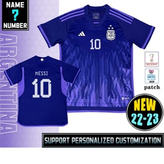 Argentina 22-23 Stadium Away เสื้อฟุตบอล ไซซ์ S-4XL * สั่งทําจากสต็อก*