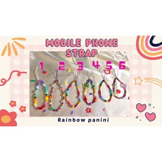 💖สายคล้องมือถือ รุ่น rainbow panini 🌈💖