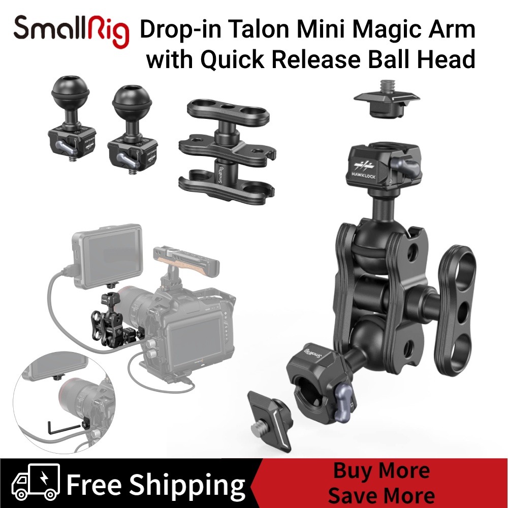 SmallRig Drop-in Talon Mini Magic Arm with Quick Release Ball Head 3515