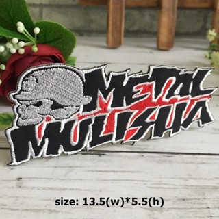 Metal Mulisha ตัวรีดติดเสื้อ อาร์มรีด อาร์มปัก ตกแต่งเสื้อผ้า หมวก กระเป๋า แจ๊คเก็ตยีนส์ Racing Embroidered Iron on P...