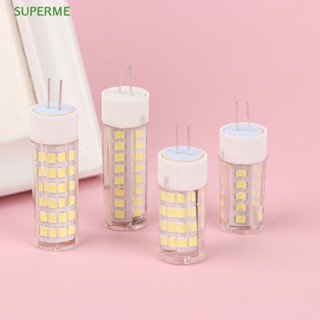 Superme ขายดี หลอดไฟ LED E14 G4 3W 5W 7W 9W AC 220V ขนาดเล็ก สีวอร์มไวท์ 1 ชิ้น