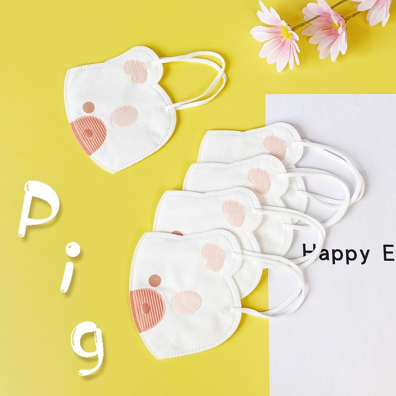 10PCS UNISEX BABY DUCKBILL หน้ากากสําหรับเด็กชายและเด็กหญิง 0-3 ปี 3D CARTOON CHARACTERS ANIMAL HEAD