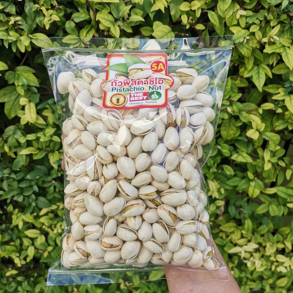 ถั่วพิสตาชิโอ ถั่ว Pistachio พิสตาชิโอพร้อมทาน ถั่วอบ เมล็ดธัญพืช เกรด AAA ผลิตใหม่ ขนาด 400 กรัม