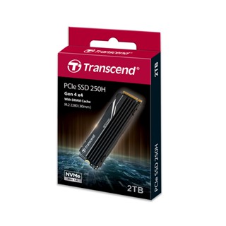 Transcend PCIe NVMe M.2 SSD 2TB : MTE250H :Gen 4X4 for PS5/PC * รับประกัน 5 ปี หรือ**รับประกันไม่เกิน 1560 TBW ** มีใบกำกับภาษี TS2TMTE250H