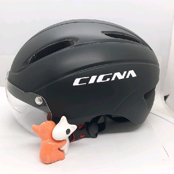 หมวกกันน็อค มีแว่น CIGNA/ EBO