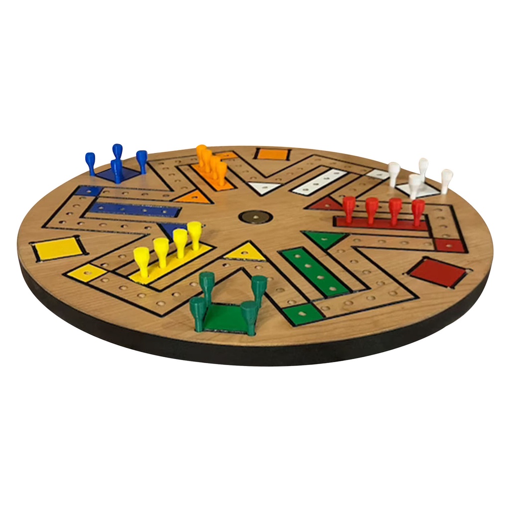 Fast Track Game Night Fast Track Board Game Sided Painted Wooden Fast