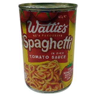 WATTIES SPAGHETTI IN TOMATO SAUCE 420G18 Watties 420 G