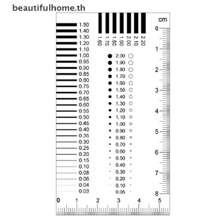 # เครื่องเขียน # ไม้บรรทัด เกจวัดคราบ เกจวัดจุด ลวด ฟิล์ม ไม้บรรทัด ความคมชัดของคราบ {ขายดี}