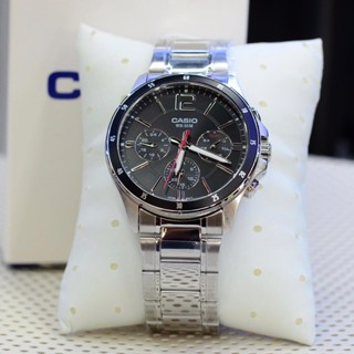 🎁CASIO STANDARD MTP-1374D-1A ของแท้ 100% พร้อมส่ง ประกัน 1 ปี