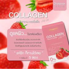 คอลลาเจน เจลลี่ สติ๊ก DREAMER COLLAGEN JELLY STICK ของแท้100% ช่วยไห้ผิวเรียบเนียน ขาวกระจ่างใส 1 กล่องมี 5 ซอง