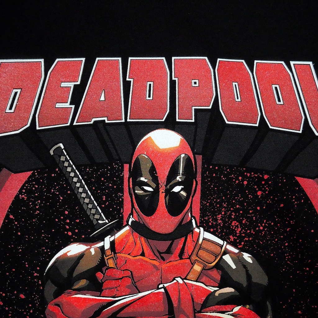 Power 7 Shop เสื้อยืดการ์ตูน มาร์เวล เสื้อยืด DEADPOOL ลิขสิทธ์แท้ MARVEL COMICS T-SHIRTS (MVX-320) — صورة 5