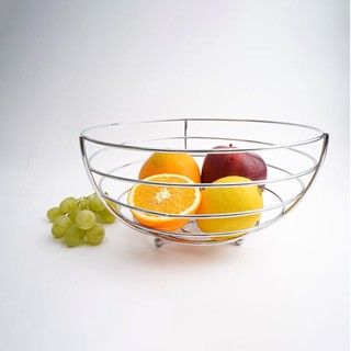 Metal fruit basket, iron fruit tray, Nordic ins household storage supplies, snack storage basket