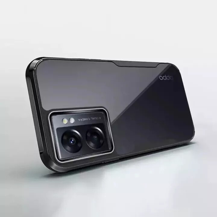 Case For OPPO A3X A3pro A60 Reno12F Reno12pro A77 5G 2022 เคสโทรศัพท์ออฟโป้ เคสหลังใส กันกระแทก ขอบนิ่มหลังแข็ง PC+TPU