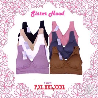 สปอร์ตบรา Sister hood W049  แบบสวม เนื้อผ้า กระชับ sisterhood F XL 2XL 3XL