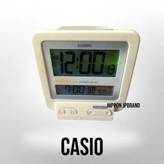 นาฬิกาCasio vintage90s นาฬิกาแนวratro นาฬิกาตั้งโต๊ะ#jp01