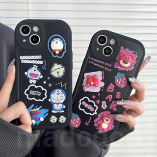 3D Doll Cartoon Casing Realme C53 C55 C35 C31 C30 C21 C21Y C25Y C12 C25 C25S C17 C15 C20 C11 2021 Narzo 20 30A 8 7 7I 6 6S 5i 5s 5 2 Pro C1 U1 X XT Cute Doraemon Strawberry Bear Fine Hole Airbag Shockproof Soft Phone Case XPN 27