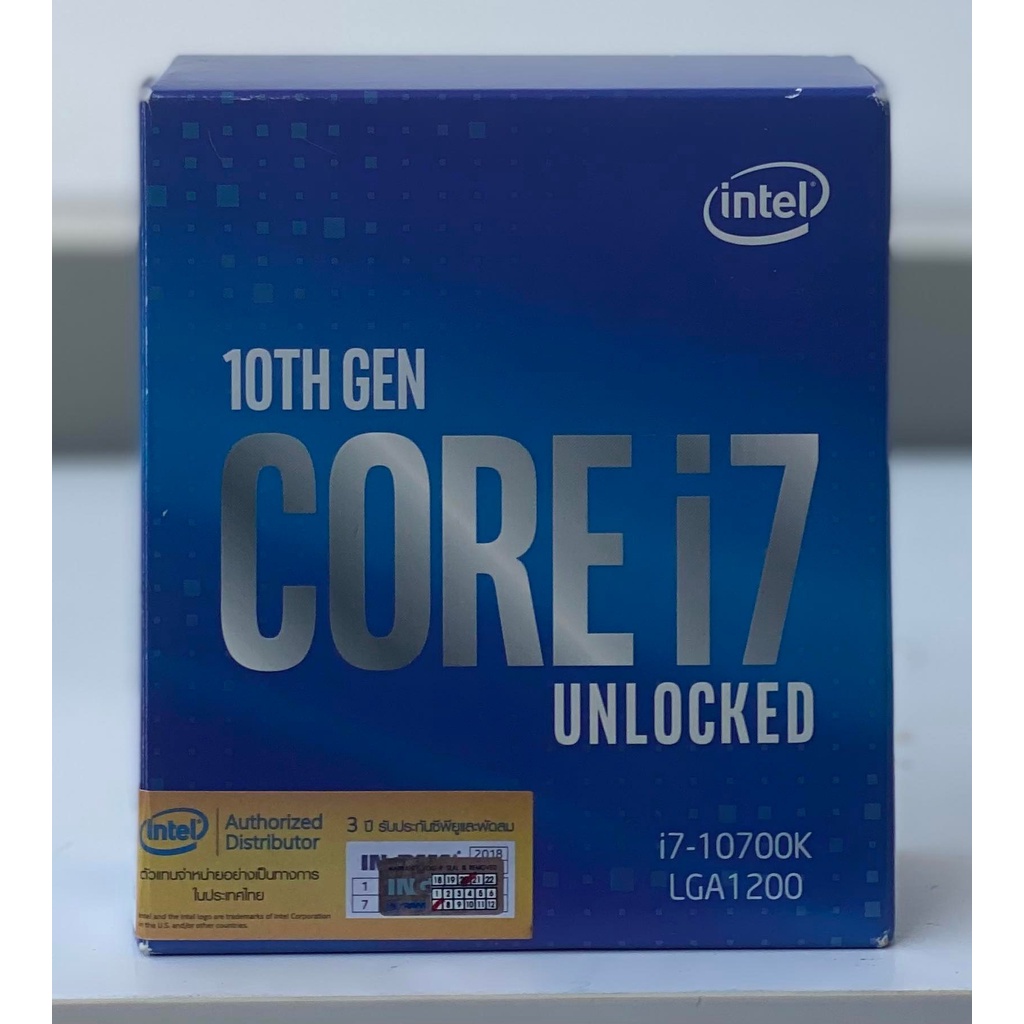CPU (ซีพียู) INTEL CORE I7-10700K 3.8 GHz Socket 1200 มือสอง