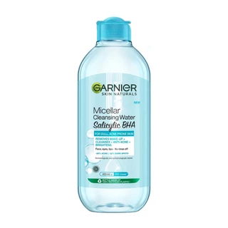 GARNIER Skin Naturals Micellar Cleansing Water Salicylic BHA เช็ดเครื่องสำอาง 400ml