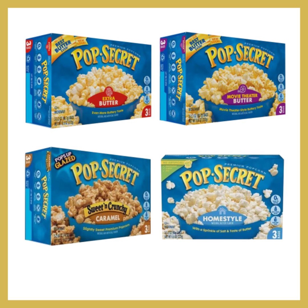 Popcorn Pop Secret ป๊อปคอร์นไมโครเวฟ 225-272g