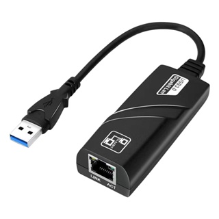 USB 3.0 to RJ45 Gigabit Lan 10/100/1000 Ethernet Adapter แปลง USB3.0 เป็นสายแลน ไดรเวอร์ในตัว