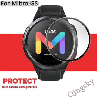 ฟิล์มกันรอยหน้าจอ 3D นิ่ม เต็มจอ สําหรับ Mibro GS Smartwatch 3D