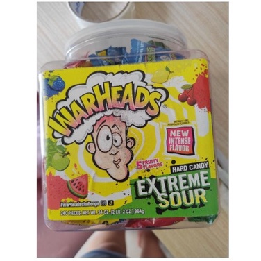 พร้อมส่ง ขนม USA / Warheads Extreme Sour Candy / WarHeads Sour Chewy Cubes / Warheads Super Sour Dou