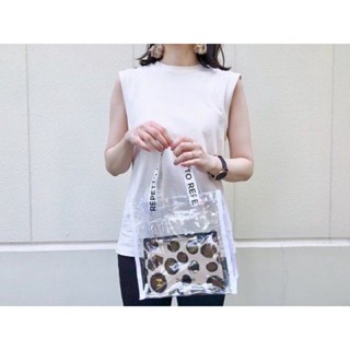 พร้อมส่ง REPETTO PVC TOTE＆ LEOPARD POUCH จากญี่ปุ่น🇯🇵