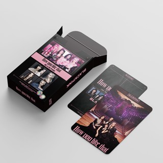 LOMO CARD BLACKPINK:HOW YOU LIKE THAT 54P แบล็กพิงก์ โลโม่การ์ด 2 ด้าน โค้งมน ไร้ขอบ ขนาด 8.7×5.7 ซม. KPOP LISA ROSE