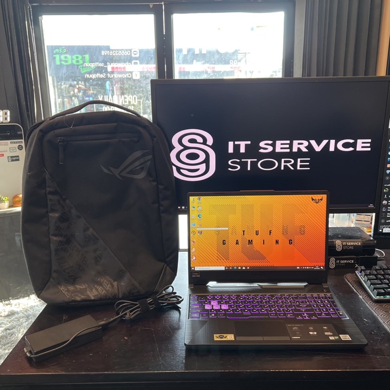 NOTEBOOK (โน้ตบุ๊ค) ASUS TUF GAMING F15 FX506LH-HN004W (BONFIRE BLACK)